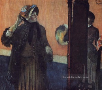 an dem Milliners Edgar Degas Ölgemälde
